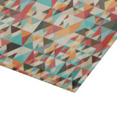 Earthtone Geometric Pattern Snijplank (Hoek)