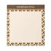 Earthtone Geometry Notitieblok (Voorkant)