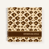 Earthtone Geometry Notitieboek (Voorkant)