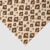 Earthtone Geometry Tissuepapier (Detail)