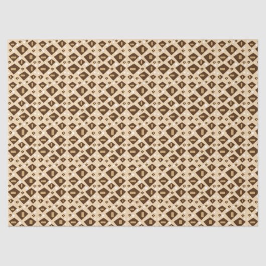 Earthtone Geometry Tissuepapier (Voorkant)