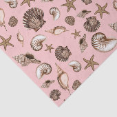 Earthtone kruidt roze tissuepapier (Detail)