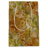 Earthtone Marble Gift Bag Medium Cadeauzakje (Voorkant)