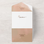 Earthtone Mountain Avontuur All In One Uitnodiging (Buitenkant)