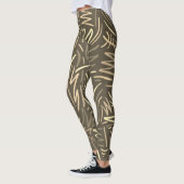 Earthtone Scribble-Leggings Leggings (Links)