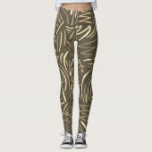 Earthtone Scribble-Leggings Leggings (Voorkant)