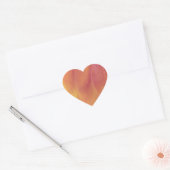 Earthtone Skies Heart Stickers (Envelop)