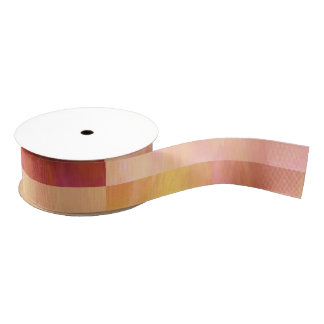 Earthtone Skies Tiles Grosgrain Ribbon Lint