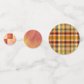 Earthtone Skies Tiles & Plaid Confetti (Voorkanten)
