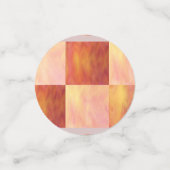Earthtone Skies Tiles & Plaid Confetti (Kleine voorkant)