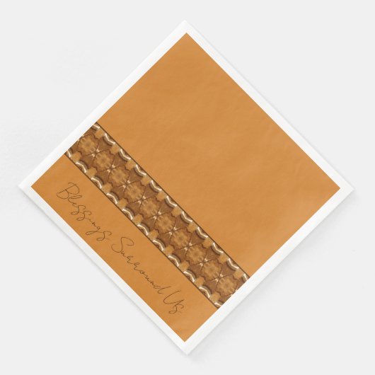 Earthtones met Gold Servet (Hoek)