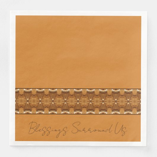 Earthtones met Gold Servet (Voorkant)