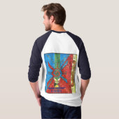 EarthWalk, "DE COSMOS SAMEN REIZEN" T-shirt (Achterkant volledig)