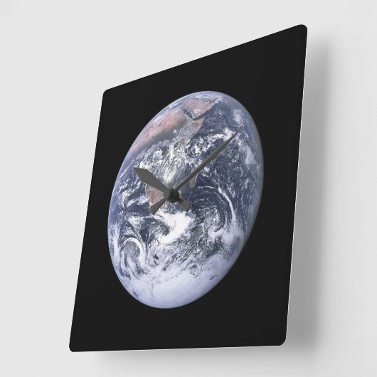    EARTHWALL CLOCK VIERKANTE KLOK (Hoek)