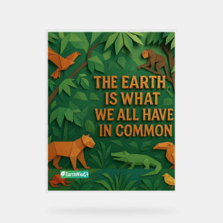 EarthWise: inspirerende Design voor een schonere t Acryl Bord