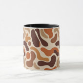 Earthy Abstract Coffee Mug – Organic Shapes Mok (Midden)