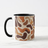 Earthy Abstract Coffee Mug – Organic Shapes Mok (Links)