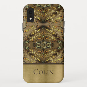Earthy Abstract Monogram Case-Mate iPhone Case
