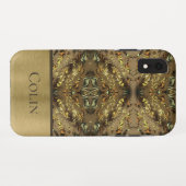 Earthy Abstract Monogram Case-Mate iPhone Case (Achterkant (horizontaal))