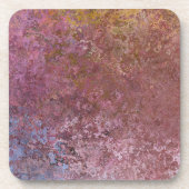 Earthy Alcohol Ink Abstract Bier Onderzetter (Voorkant)