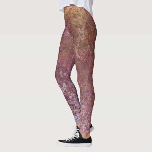 Earthy Alcohol Ink Abstract Leggings (Links)