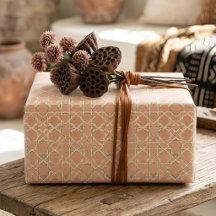 Earthy Arabesque | Terracotta & Sage Set of