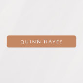 Earthy Autumn Colour Name Labels (Design 1)