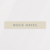 Earthy Autumn Colour Name Labels (Design 2)