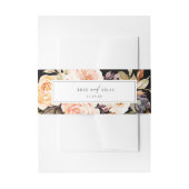 Earthy Autumn Floral Wedding Uitnodigingen Wikkel (Voorkant Voorbeeld)