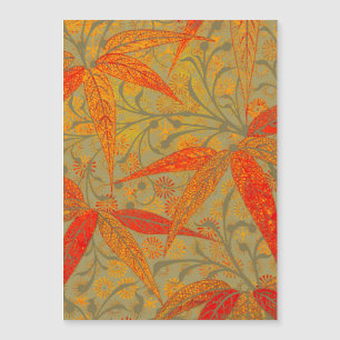 Earthy Bamboo Art print Oranje