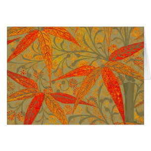 Earthy Bamboo Art print Oranje