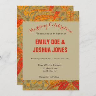 Earthy Bamboo Art print Oranje Kaart