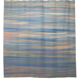 Earthy Bath | Blauwe goudpekelpenselen Douchegordijn