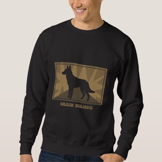 Earthy Belgische Malinois Trui (Voorkant)
