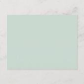 Earthy Blooms Wedding Details Sage Green Informatiekaartje (Achterkant)