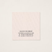 Earthy Bohemian Pink Girl die Kaart voor beeldsche (Achterkant)