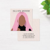 Earthy Bohemian Pink Girl die Kaart voor beeldsche (Bureau)