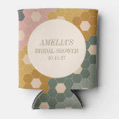 Earthy Boho Chic  Custom Vrijgezellenfeest Blikjeskoeler (Voorkant)