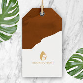 Earthy Boho Clothing Logo Hang Label Cadeaulabel