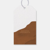 Earthy Boho Clothing Logo Hang Label Cadeaulabel (Achterkant)