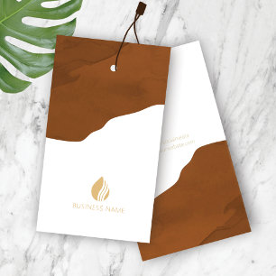Earthy Boho Clothing Logo Hang Label Visitekaartje