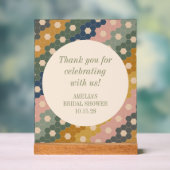 Earthy Boho Custom Vrijgezellenfeest dank u Acryl Bord (Neutraal)