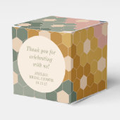 Earthy Boho  Custom Vrijgezellenfeest dank u Bedankdoosjes (Voorkant Zijde)