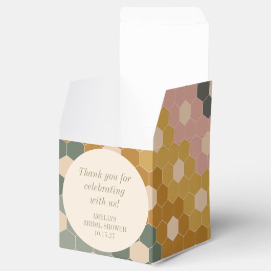 Earthy Boho  Custom Vrijgezellenfeest dank u Bedankdoosjes (Geopend)