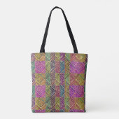 Earthy Boho Diamonds | Geïnspireerd door Afrika Tote Bag (Achterkant)