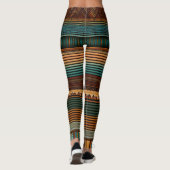 Earthy Boho Lines Leggings (Achterkant)