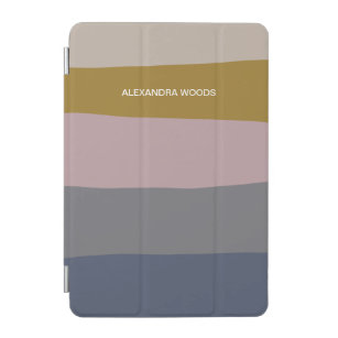 Earthy Boho Modern Abstracte Stripes - Gepersonali iPad Mini Cover
