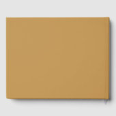 Earthy Boho Mustard Yellow Wedding Gastenboek (Achterkant)