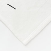 Earthy Boho Rainbow Milestone Fleece Baby Blanket Deken (Hoek)