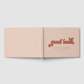 Earthy Boho Terracotta Pink  Wedding Gastenboek (Volledig)
